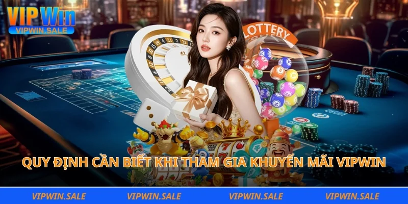 Quy định cần biết khi tham gia khuyến mãi Vipwin